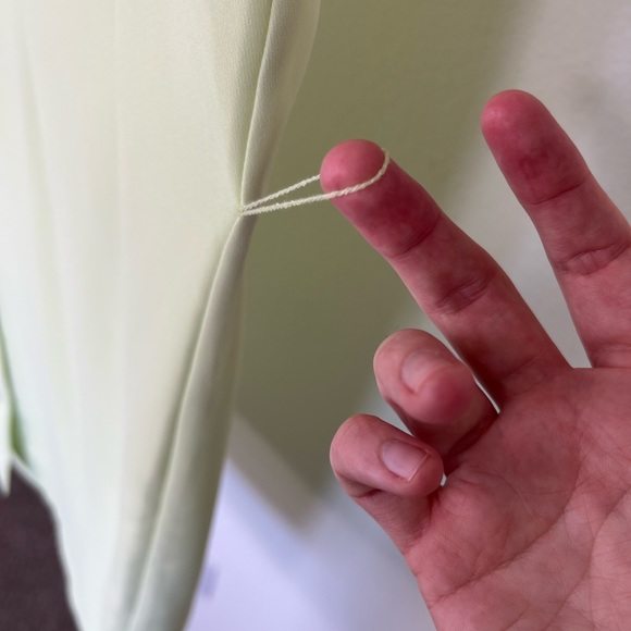 AMANDA UPRICHARD Green Edith Mini Dress NWT sz S w/our belt - Picture 6 of 8